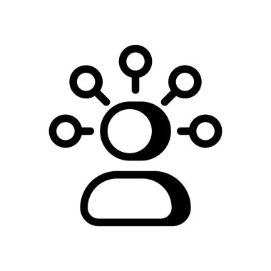 Yetenek simgesi vektör. Logotype