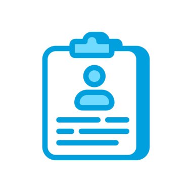 Personel Ayrıntıları simgesi vektörde. Logotype