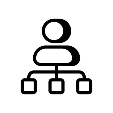 Baş simge vektörde. Logotype