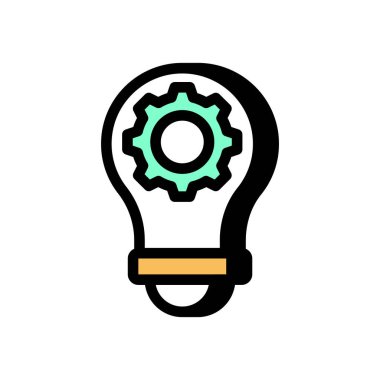 Vektör içinde yenilik simgesi. Logotype