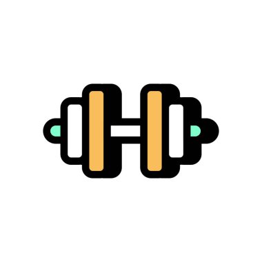 Fitness icon in vector. Logotype