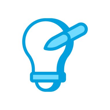 İnovasyon: Vektör olarak düzenleme simgesi. Logotype