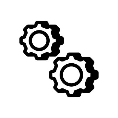 Vektör içinde işlem simgesi. Logotype