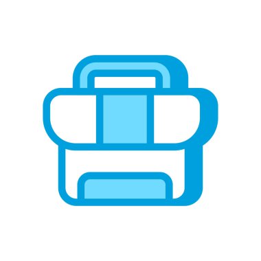 Ofis Torbası simgesi vektörde. Logotype