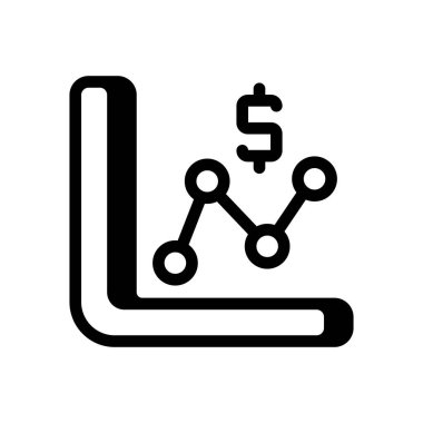 Fiyat Hareketi simgesi vektörde. Logotype