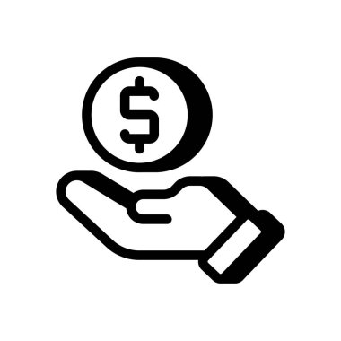 Vektör olarak finans simgesi. Logotype