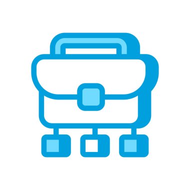 Vektör olarak portföy çeşitlendirme simgesi. Logotype