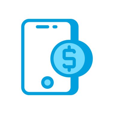 Vektör olarak Mobil simgeden al. Logotype