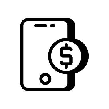 Vektör olarak Mobil simgeden al. Logotype