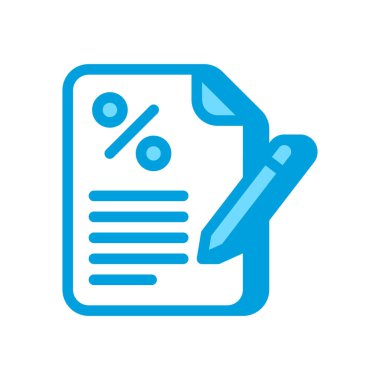 Finansal simgeyi vektör olarak imzala. Logotype