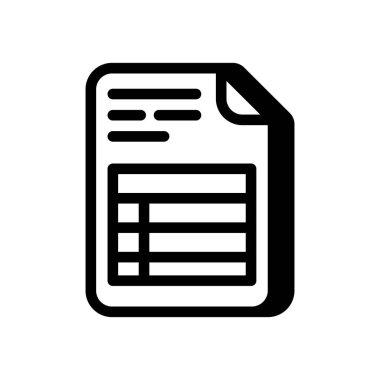 Vektör içinde fatura simgesi. Logotype