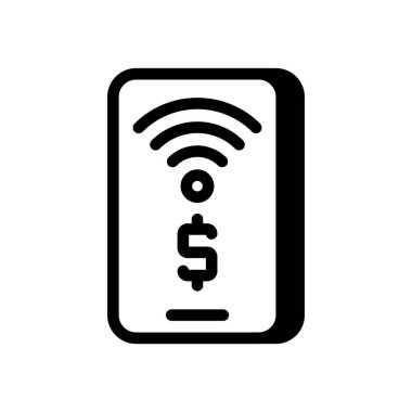 Vektör olarak uzaklık kontrol simgesi. Logotype