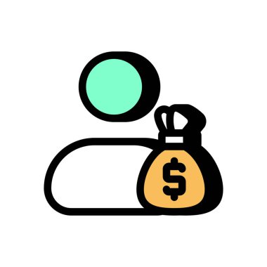 Vektör olarak Özel Sermaye simgesi. Logotype