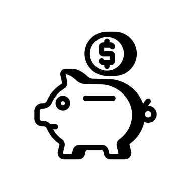 Tasarruf simgesi. Logotype