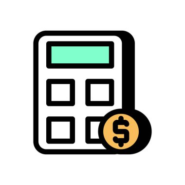 Vektör olarak muhasebe simgesi. Logotype