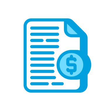 Mali beyannameler vektör olarak simgesi. Logotype