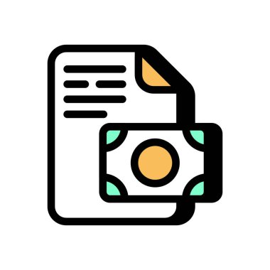 Vektör olarak gelir simgesi. Logotype