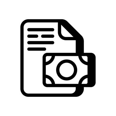 Vektör olarak gelir simgesi. Logotype