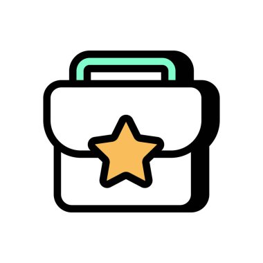 Yıldız Portföy simgesi vektöründe. Logotype