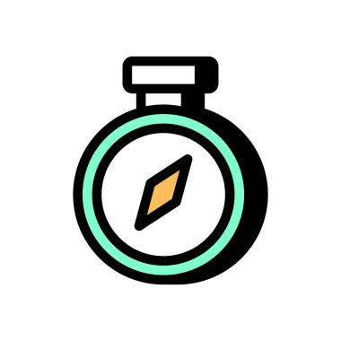 Yönlendirme simgesi vektörde. Logotype