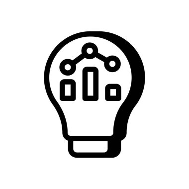 Vektör içinde fikir simgesi. Logotype