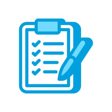 İstek listesi simgesi vektörü. Logotype