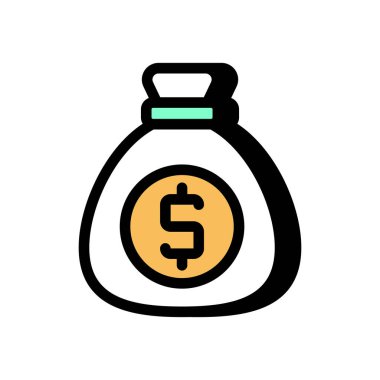 Vektör olarak yatırım simgesi. Logotype