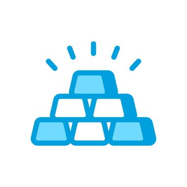 Vektör olarak altın simge. Logotype