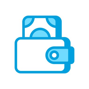 Vektör olarak cüzdan simgesi. Logotype