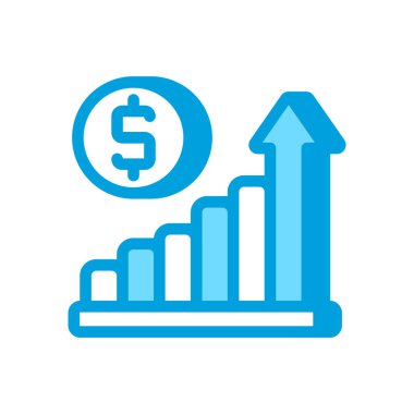 Vektör olarak Book Profit simgesi. Logotype