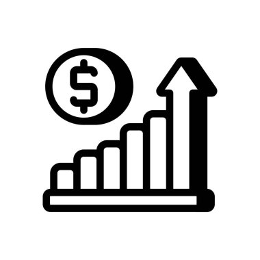 Vektör olarak Book Profit simgesi. Logotype