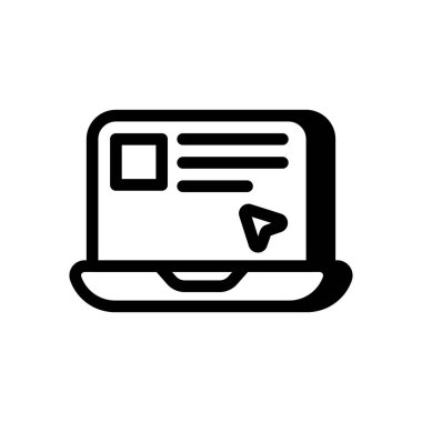 Online Booking icon in vector. Logotype