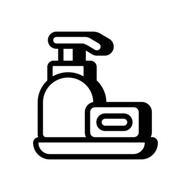 Vektör içinde banyo simgesi. Logotype