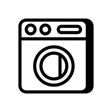 Vektör olarak çamaşır simgesi. Logotype