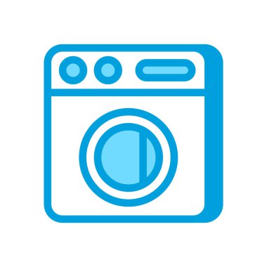 Vektör olarak çamaşır simgesi. Logotype