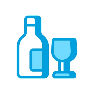 Vektör olarak mini bar simgesi. Logotype