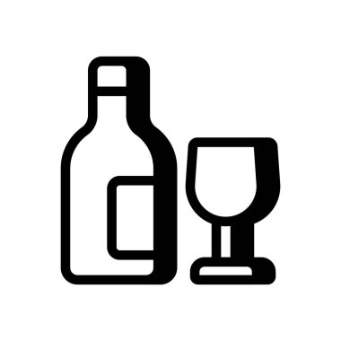 Vektör olarak mini bar simgesi. Logotype