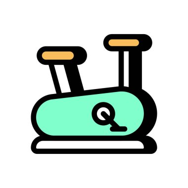 Fitness Center simgesi vektörde. Logotype