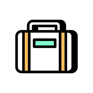 Suit Case icon in vector. Logotype