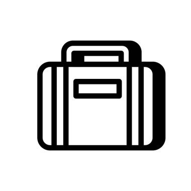 Suit Case icon in vector. Logotype