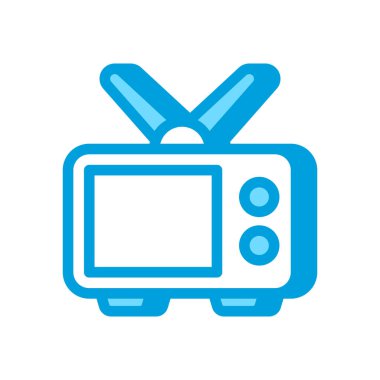 Vektör olarak TV simgesi. Logotype