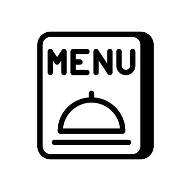 Vektör olarak menü simgesi. Logotype