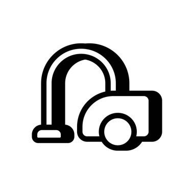 Oda servisi simgesi vektörde. Logotype