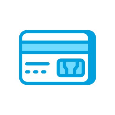 Kredi kartı ikonu vektör olarak. Logotype