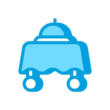 Vektör olarak Gıda Tramvayı ikonu. Logotype