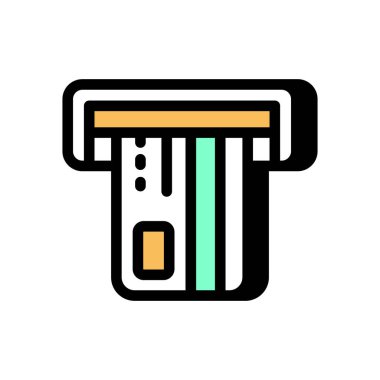 Kart vektör olarak simge alır. Logotype