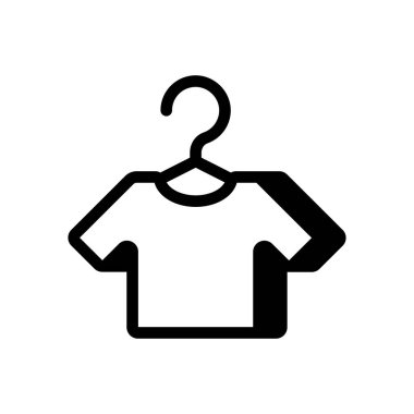 Gardırop simgesi vektörde. Logotype