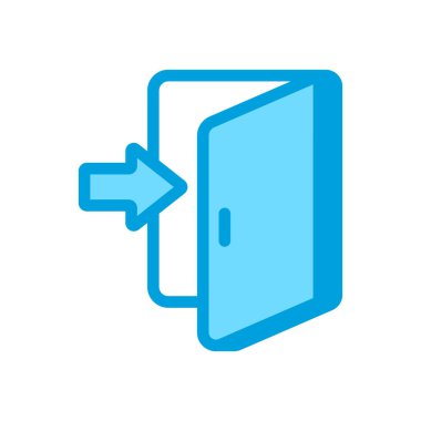 Vektör olarak giriş simgesi. Logotype