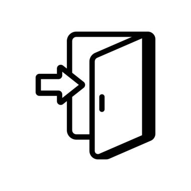 Vektör olarak giriş simgesi. Logotype