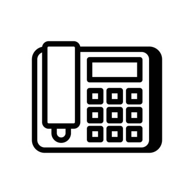 Oda Telefonu simgesi vektörde. Logotype